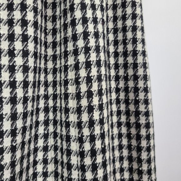 Mister Leonard Wool Hounds Tooth Skirt Size S/M - Picture 10 of 15